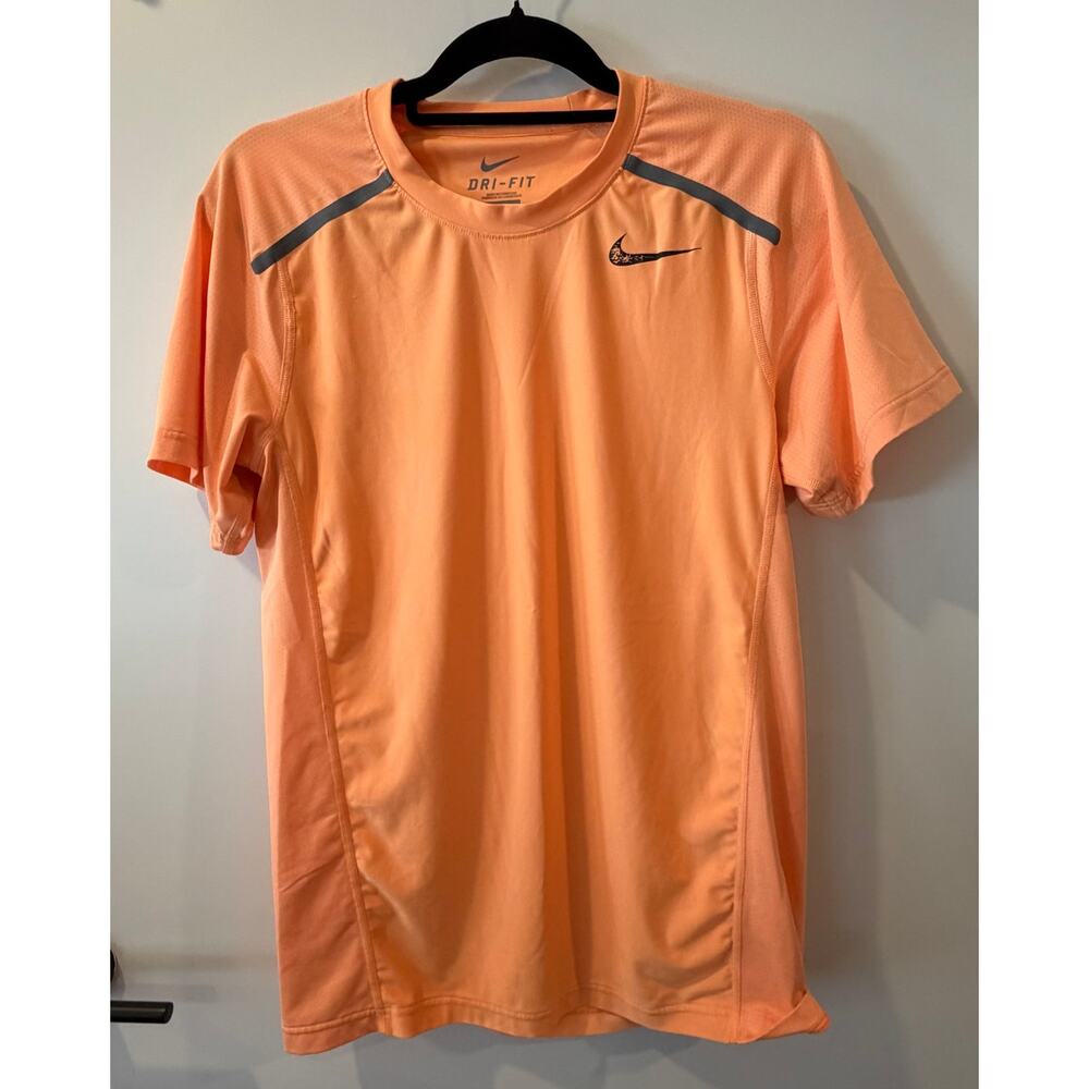 Nike Rafa Nadal Dri-fit T-Shirt 2011 Mens Small Orange Tennis Activewear